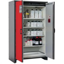 Armoire de sécurité Q-CLASSIC-30 Gris/Rouge RAL 3020 - asecos
