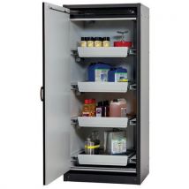 Armoire de sécurité Q-CLASSIC-30 Gris/Jaune RAL 1004 - asecos
