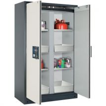 Armoire de sécurité Q-CLASSIC-90 Gris/Blanc RAL 9010 - asecos