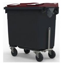 Conteneur mobile SULO - Timon d'attelage - Tri des déchets - 770 L