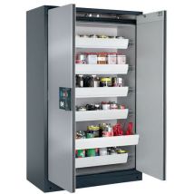 Veiligheidskast Q-classic-90 Q90.195.120 Grijs/zilver, - Asecos