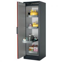Armoire de sécurité Q-CLASSIC-90 Gris/Rouge RAL 3020 - asecos