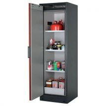 Armoire de sécurité Q-CLASSIC-90 Gris/Rouge RAL 3020 - asecos