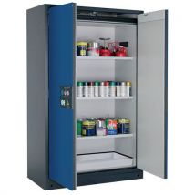 Armoire de sécurité Q-PEGASUS-90 Gris RAL 7016/Bleu RAL 5010 - asecos