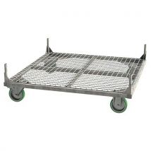 Support big bag mobile - base roulante grillagée - Sameto Technifil