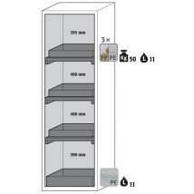 Armoire de sécurité S-CLASSIC-90 Gris RAL 7035 - asecos