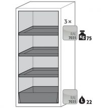 Armoire de sécurité S-PEGASUS-90 Gris RAL 7035 - asecos