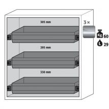 Armoire de sécurité S-PEGASUS-90 Gris RAL 7035 - asecos