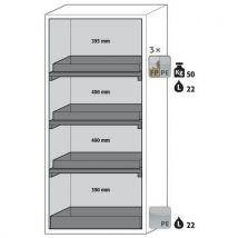 Armoire de sécurité S-PHOENIX-90 Gris RAL 7035 - asecos
