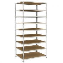 Rayonnage archives Manutan Rapid 2 - Tablette bois - Hauteur 1980 mm