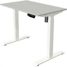 Bureau réglable Move 1 - Piètement blanc - 100x60 cm - Kerkmann