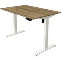 Bureau réglable Move 1 - Piètement blanc - 120x80 cm - Kerkmann