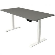 Bureau réglable Move 1 - Piètement blanc - 160x80 cm - Kerkmann