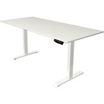 Zit/sta bureau Move1 wit, memory functie, B180 x D80 x H74-123 cm