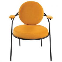 Lot de 2 Fauteuils Sat assise velours Meet By Paperflow