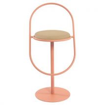 Tabouret haut Sat assise simili-cuir Meet By Paperflow