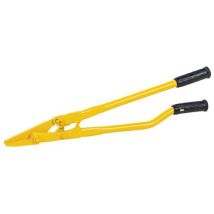 Manutan Expert - Staalbandsnijder - 263 mm - 0.05-2 mm bandbreedte - Geel