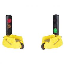 Set van 2 mobiele verkeerslichten Millenium Smart + afstandsbediening