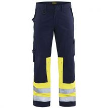 Werkbroek Multinorm 1478 Marine/High Vis Geel