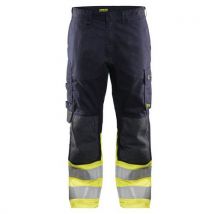 Werkbroek met stretch Multinorm vlamvertragend 1488-fluorescerend geel