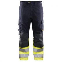 Werkbroek met stretch Multinorm vlamvertragend 1488-fluorescerend geel