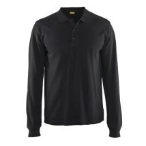 Poloshirt Lange Mouw 3388 Zwart Xxl. 338810509900xxl, - Blaklader