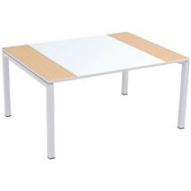 Table de réunion Easydesk - Plateau blanc