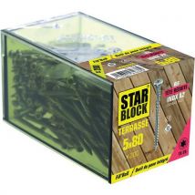 Vis de terrasse double filet en inox Torx - Norail