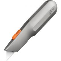 Cutter met metalen handvat - zelfintrekkend mes - oranje - Slice