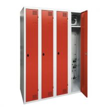 Vestiaire séchant industrie propre - 1 à 4 colonnes - Sur socle - Akaze