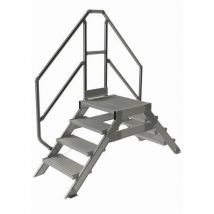 Passerelle fixe inclinaison 45° - Largeur 600 mm - Tubesca-Comabi