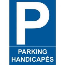 Panneau parking handicapés