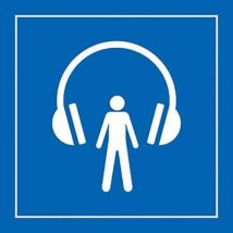 Pictogramme audioguide en Vinyle