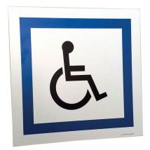 Parkeerbord gereserveerd voor rolstoelgebruiker