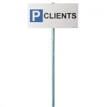Parkeerbord - P CLIENTS