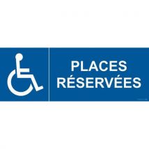 Parkeerbord PLACES RESERVEES voor rolstoelgebruiker
