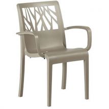Tuinstoel - Végétal - Stapelbaar - Taupe, - Grosfillex