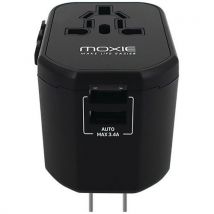 Universele netvoedingsadapter voor 150 landen 2 USB-ingangen