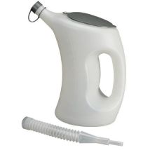 Pressol - Kan met schaalverdeling en deksel FLA-PE - 5 L - Wit, Transparant - HDPE/LDPE - Industriële benodigdheden