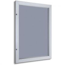 Cadre d ́affichage verrouillable, dos plastique, l'affichage magnétique