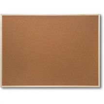 Tableau d ́affichage en bois fond liege_Jansen Display