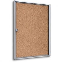 Vitrinekast / mededelingenbord- kurk- Economy - Jansen Display