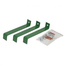 Fixation au sol pour poubelle compacte double battants - Var