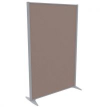Cloison KP+ tissus - Profil argent - Hauteur 180 cm