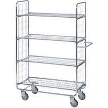 A688616 Orderverzamelwagen 4 Plateaus 1200x450 Mm - 200 Kg, - Helge Nyberg