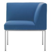 Chauffeuse d'angle accueil Atrium tissu M1
