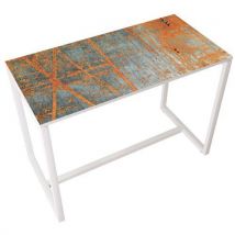 Table de réunion haute Easy office pour 6 personnes plateau coloris Décor