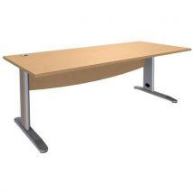 Bureau droit Quatuor pieds métal