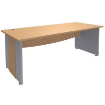 Bureau droit pieds panneaux Quatuor