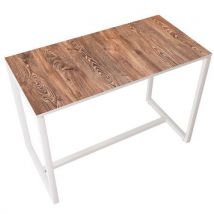 Table de réunion haute Easy office pour 6 personnes plateau coloris Décor